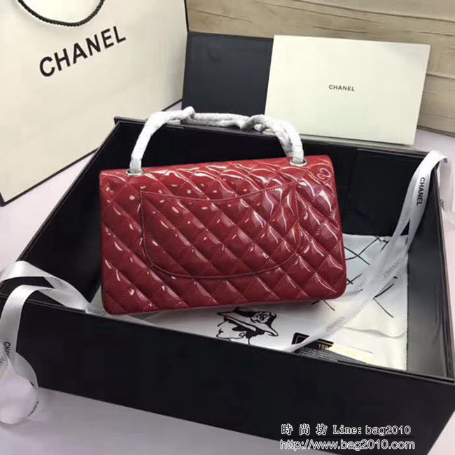 香奈兒CHANEL 升級版A1112小羊皮金銀鏈條單肩斜挎包 DSC1058